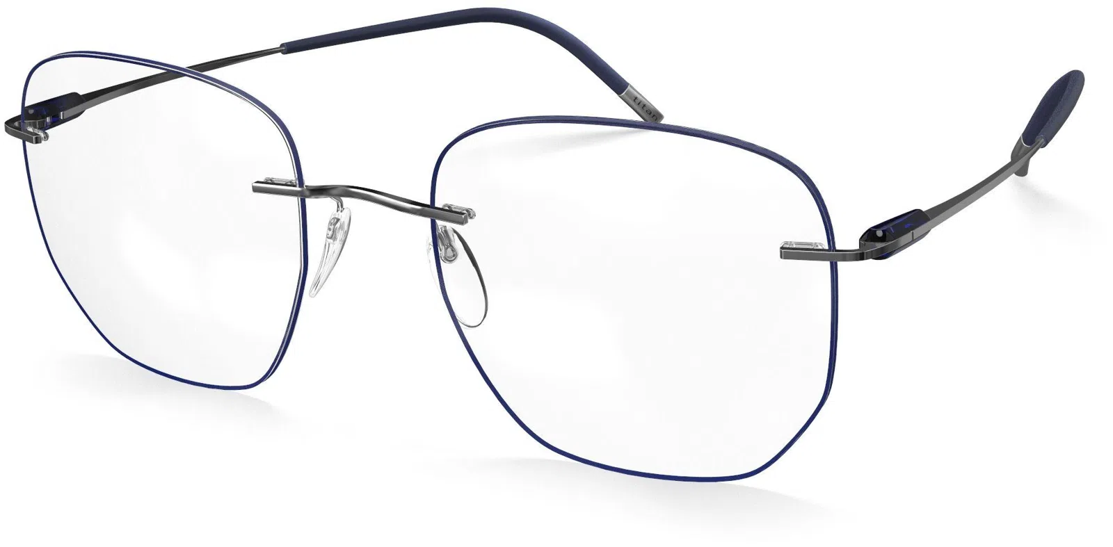 Silhouette Purist Color Groove Demo Rimless 5561 Eyeglasses - view 108